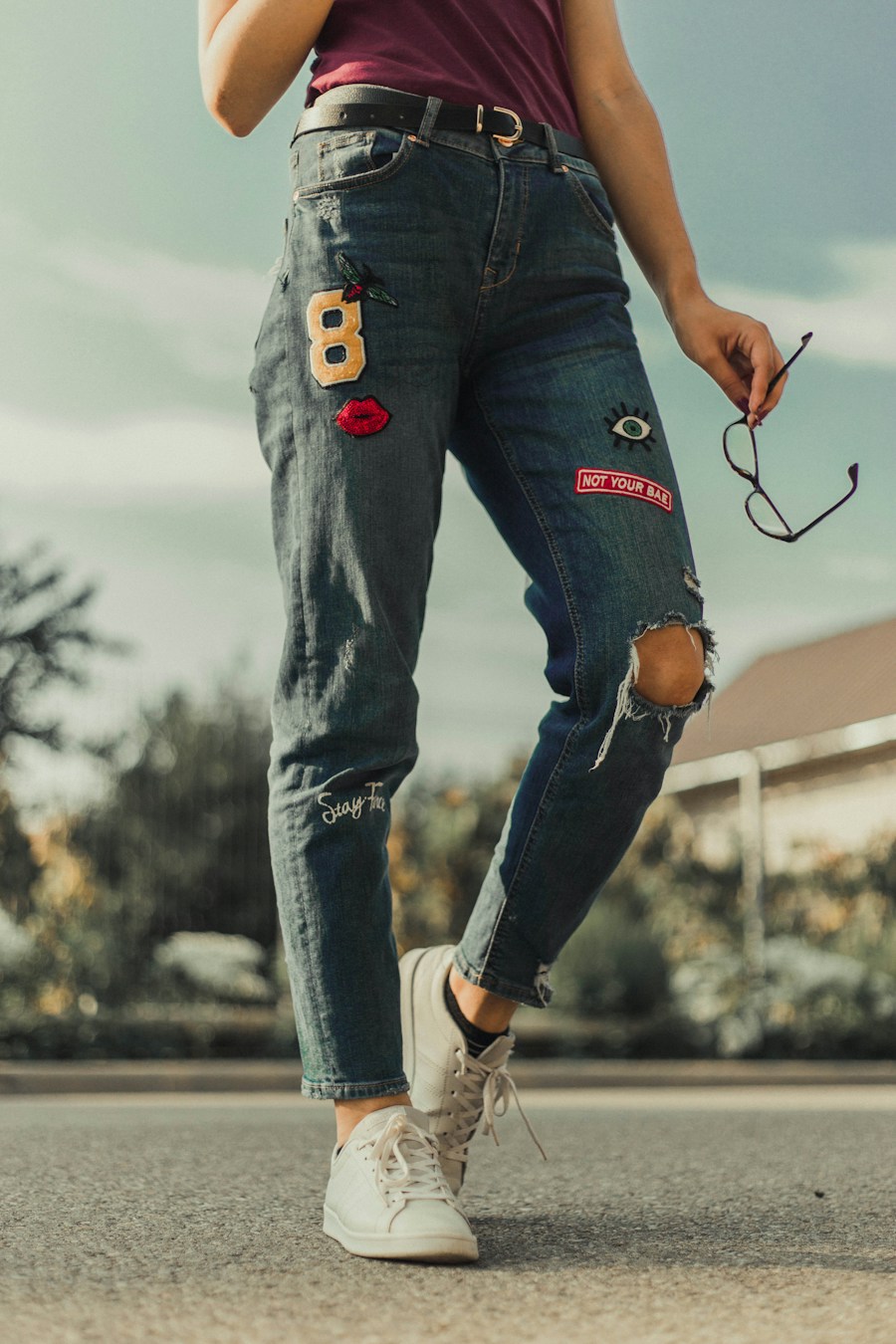 Calça Jeans High Rise